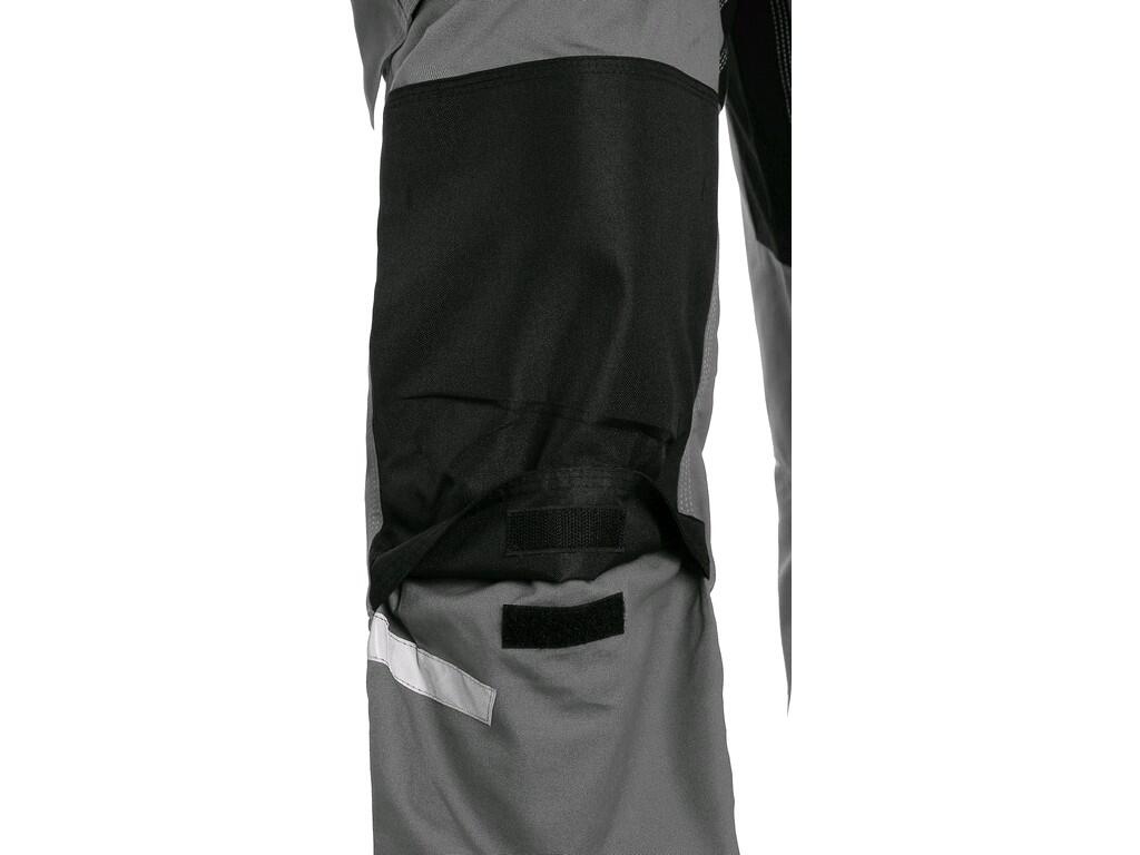 Nohavice CXS STRETCH, 170-176 cm, pánske, sivo-čierne